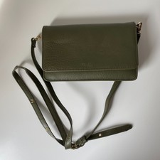 Matt & Nat Bee Vegan Leather Crossbody Wallet Bag In Leaf