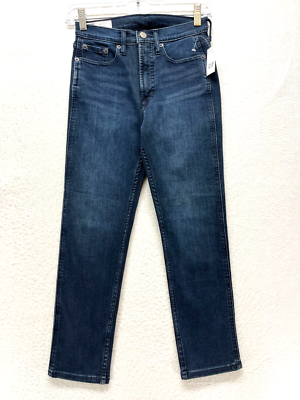 Gap Cigarette Skinny Jeans Women's Size 0 P - Dark Wash High Rise Stretch  Denim