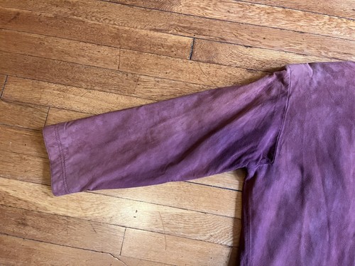 VINTAGE Avanti Suede Jacket Women’s Large Purple 90s - Picture 10 of 16