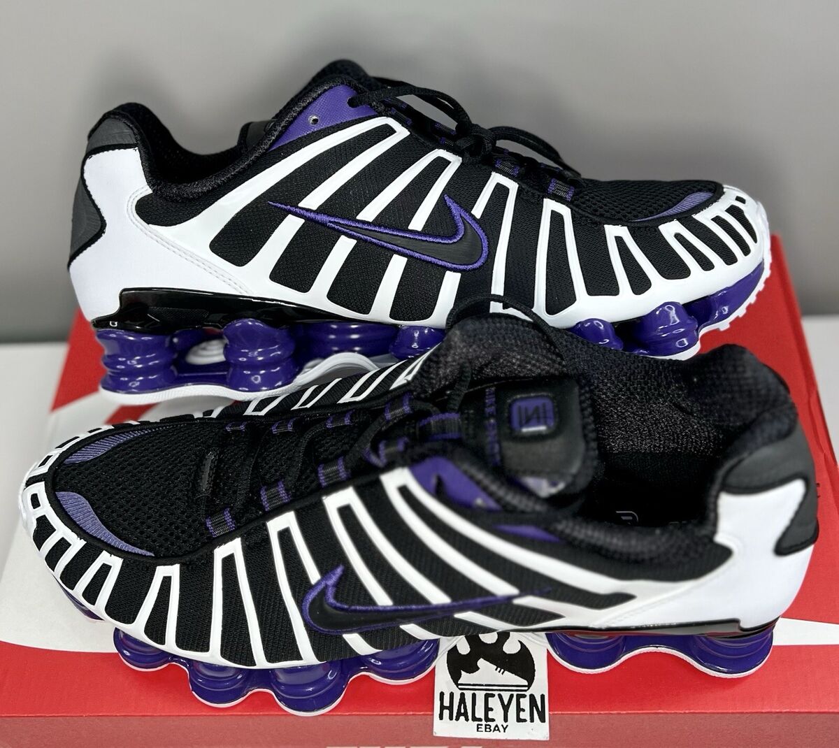 NEW Nike Shox TL 'Black/Court Purple' | Men Sizes 8 - 13 NEW Nike Shox TL 'Black/Court Purple' | Men Sizes 8 - 13