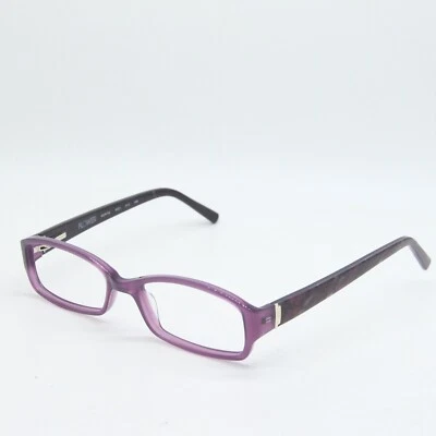 NEW FLOWER GERTIE 6021 513 PURPLE AUTHENTIC EYEGLASSES 54-17
