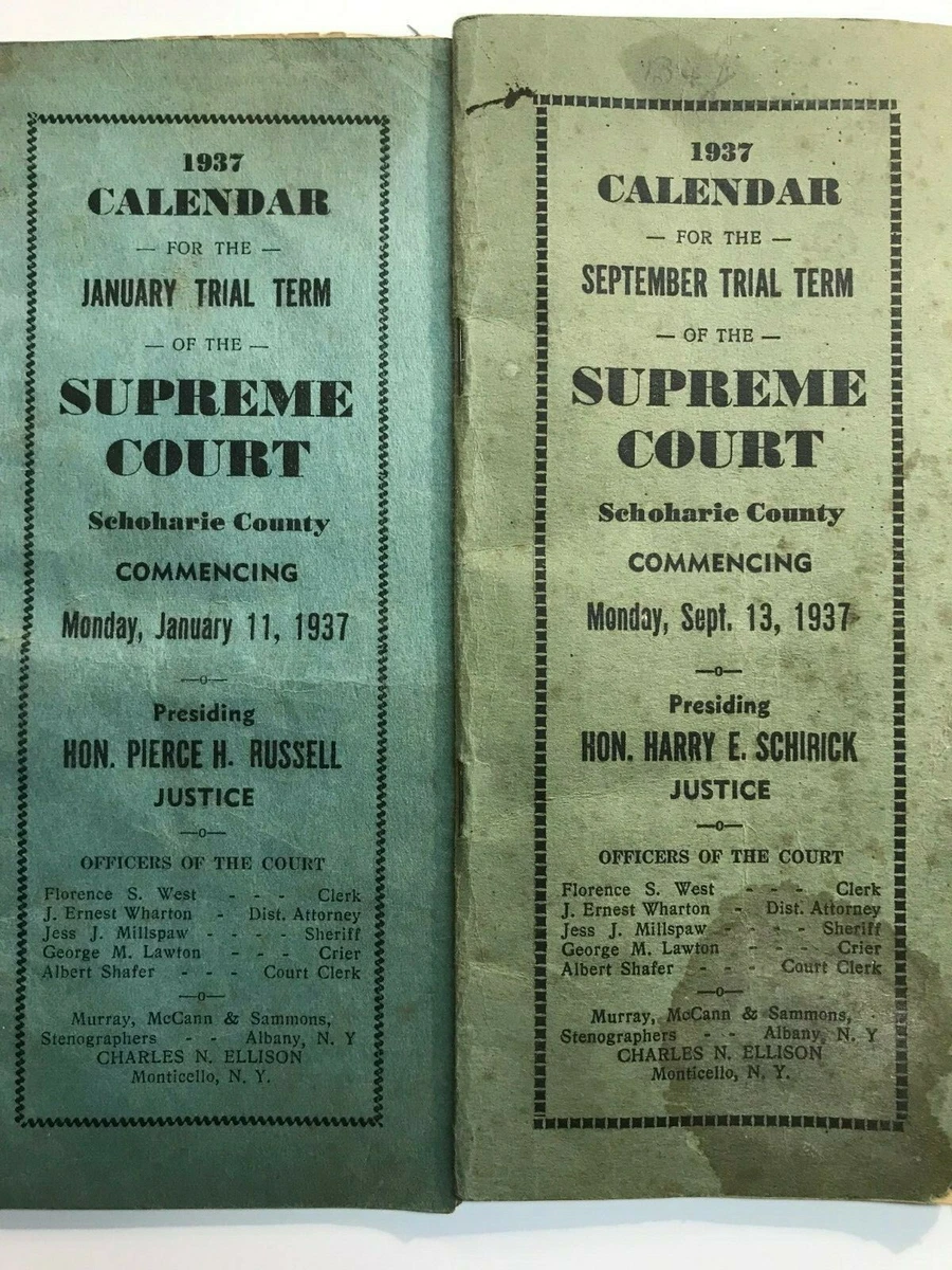 schoharie-county-n-y-supreme-court-calendars-from-1937-1938-5-calendars-total-ebay