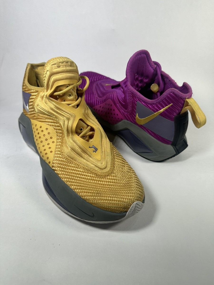lebron soldier 13 purple and yellow