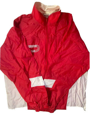 Vintage ASICS Mens Lightweight XL Color Red 90s Windbreaker Jacket
