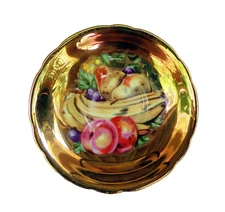 Vintage OTK Luster Wear Saucer Replacement Gold Fruit China Made in Japan