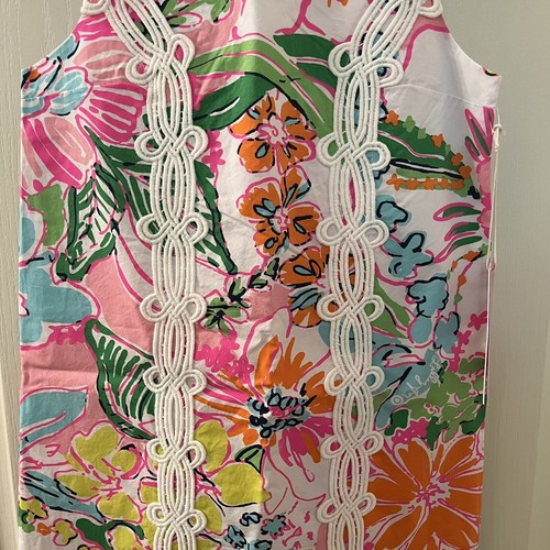 Lilly Pulitzer for Target Nosie Posey Floral Shift Dress Girls Size S 6-6X NWT - Picture 3 of 13