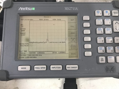 Anritsu MS2711A Handheld-Spektrumanalysator 100 kHz-3 GHz