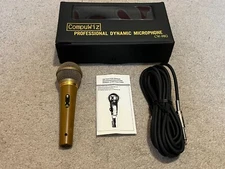 Professional Dynamic Microphone CompuWiz CW-98G With Manual Cord & Box Rare