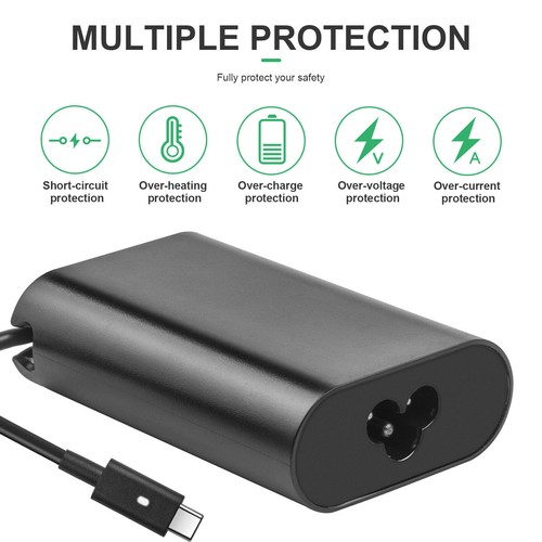 45W 65W 90W 130W USB C Type-C Laptop Adapter Power Charger For Dell XPS Lenovo - Picture 30 of 33