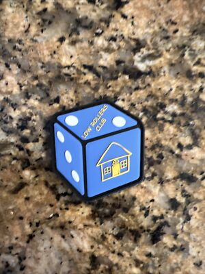 House Party Distro HPD × Low Rollers Club Jumbo Dice Patch Not SupDef FOG WRMFZY