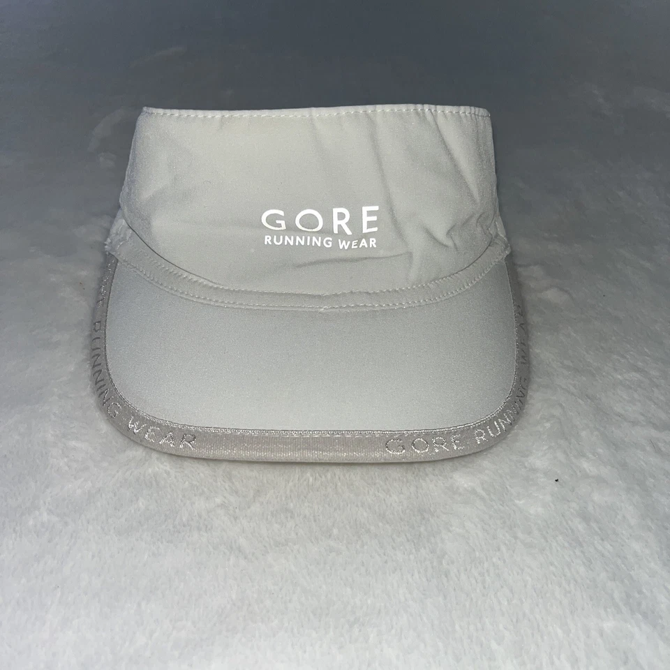 Sombrero visera Gore Running Wear blanco OSFM gancho ligero cierre reflectante Foto 2 de 4
