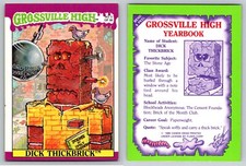 1986 Fleer Grossville High Card/Stickers - Oddball - Set Break - U Pick