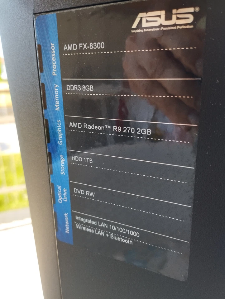 COMPUTER PC DESKTOP USATO ASUS AMD 8 CORE 3.3 HDD 1 TB FISSO RETROGAMING SERVER - Immagine 2 di 4