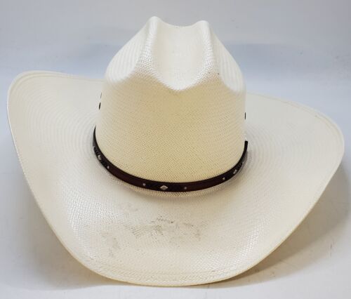 Resistol GEORGE STRAIT 8X PALO DURO  Cowboy Hat Mens 7 1/8 - Picture 1 of 11