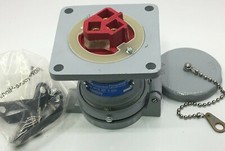 CDR6033 CROUSE HINDS .44 TO 1.375-INCH 60-AMPS 3-WIRE 3-POLE POWERMATE RECEPTACL