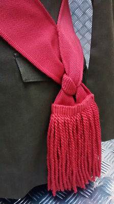 Neuf Armée Britannique Épaule Écharpe Rouge Gardes Sergents Laine 76.2cm 81.3cm - Foto 2