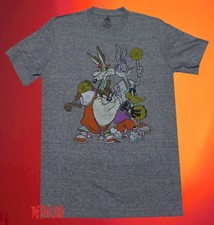 New Looney Tunes Crew Bugs Bunny Taz Basket Ball Team Vintage  Mens T-Shirt