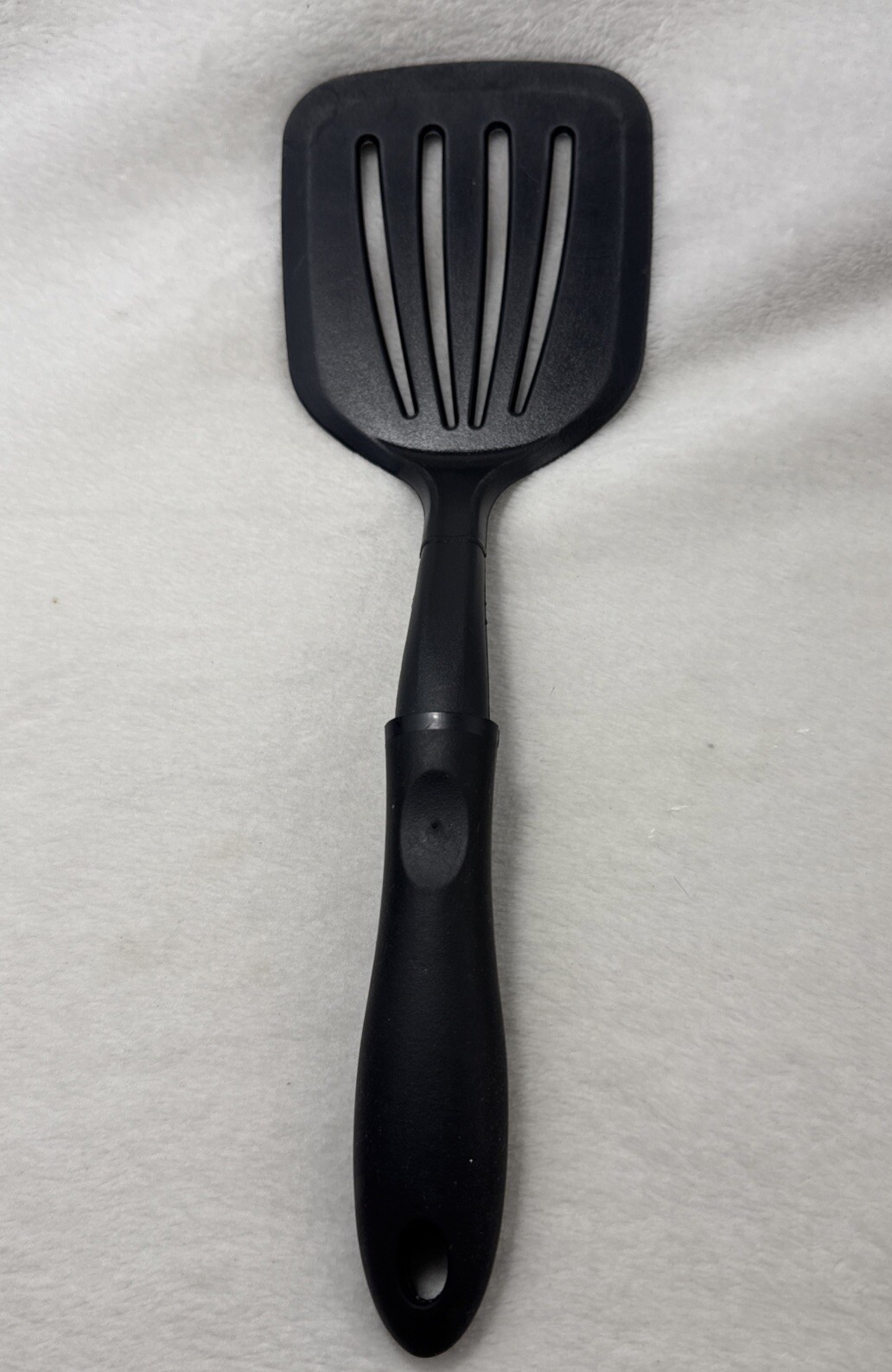 Plastic Spatula/flipper heavy duty 12 inch black nylon made in USA heat res 400