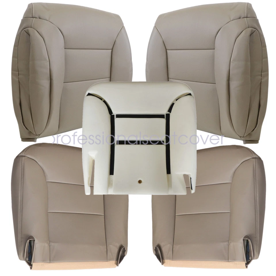 Funda de asiento delantero inferior y trasero y cojín de espuma para conductor para GMC Yukon 1995-1999 Foto 4 de 4