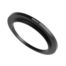 43mm to 52mm Step-up Adapter Rings,Black,Step Up Ring,Step-Down Rings Filter ...