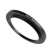43mm to 52mm Step-up Adapter Rings,Black,Step Up Ring,Step-Down Rings Filter ...