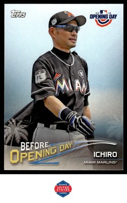 2018 Topps Opening Day #BOD-I Ichiro Before Opening Day