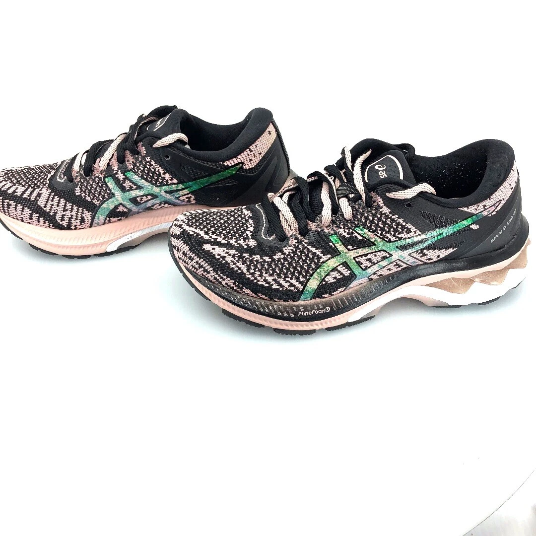 Asics gel kayano 27 mk womens black ginger peach Clearance