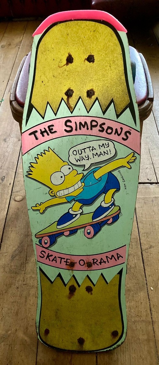 z skateboard e Watanabe　1990s Simpsons Skate-O-Rama 20th Century Fox 1990s Vintage