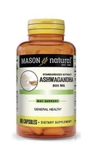 Mason Natural Ashwagandha Dietary Supplement - 60ct