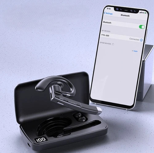 Wireless Bluetooth Kopfhörer Stereo Kabellos Headset Ohrhörer Mikrofon für Handy - Bild 10 von 15