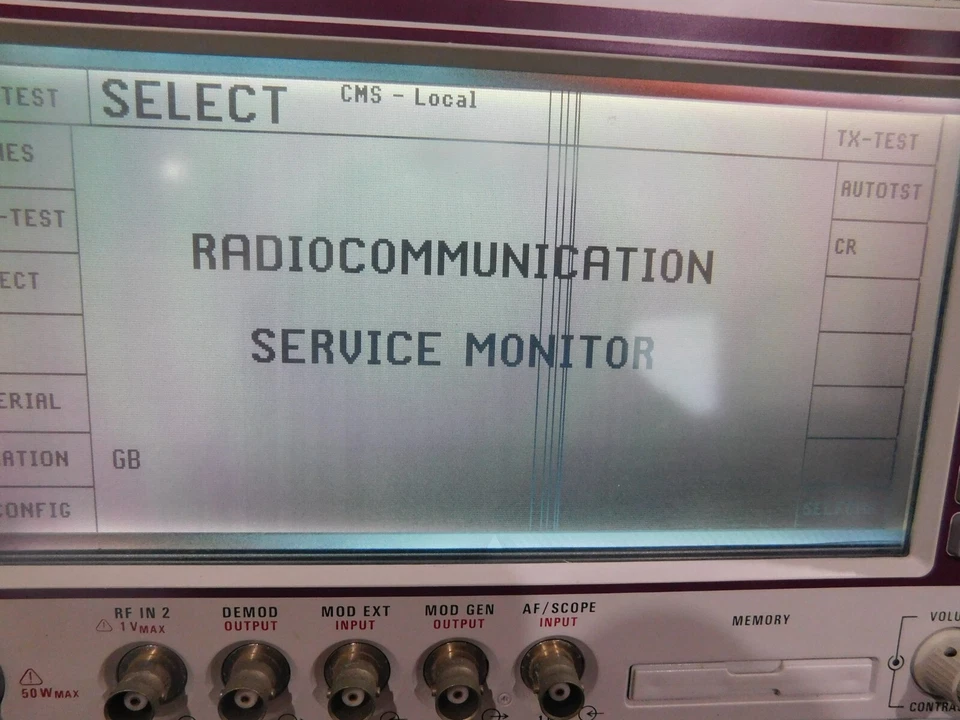 Rohde & Schwartz: CMS50 Radio Communications Monitor. 0.4...1000.MHz. For Part - Image 4 of 4