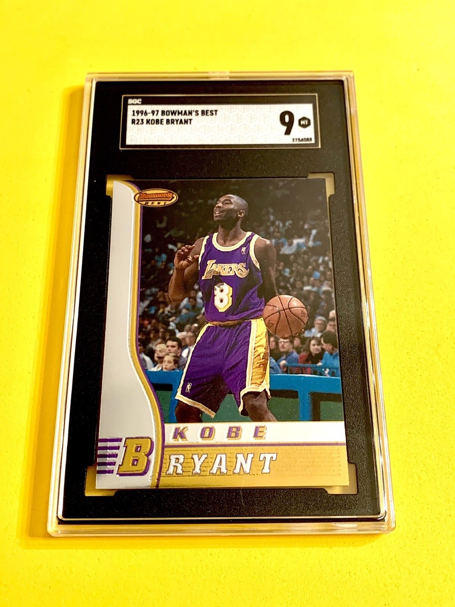 その他 NBA 96-97 Bowman's Best Kobe Bryant RC 🔥💎RARE 1996-97 Bowman's Best Kobe Bryant RC #R23 SGC 9 MINT