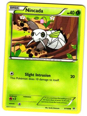 Pokemon XY: Roaring Skies Nincada #9/108 Common Lightly played