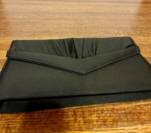black vintage clutch evening bag purse - Picture 6 of 9