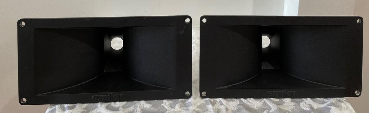 Emilar EH 1210 throat Metal Horn PAIR | eBay