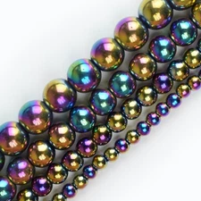 Natural Gemstone Beads Round Jewelry Making Strand Healing 4mm 6mm 8mm 10mm 12mm