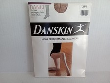 Danskin High Performance Legwear Dance Style 69 Size B Suntan Footed Tights NIP
