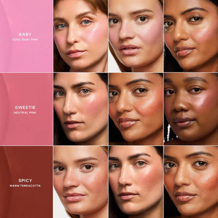 Juego de regalo Saie Mini Dew Blush™ Trio Foto 3 de 4