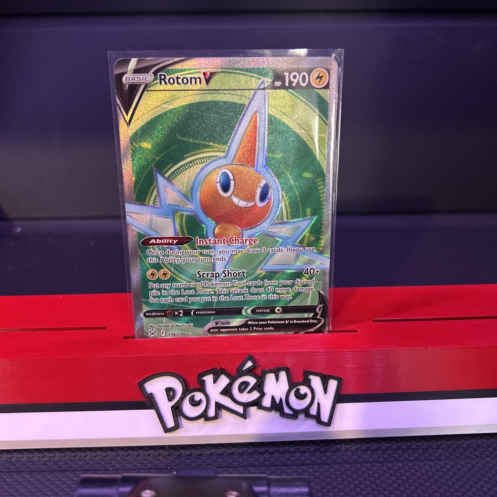 ROTOM V 176/196 LOST ORIGIN - FULL ART NM