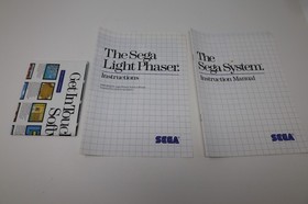 Sega Master System Box Manual Gun *Please Read*