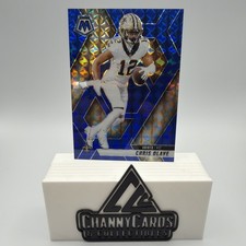 2025 Panini Mosaic - Chris Olave #'d /99 - #92 Blue Prizm - New Orleans Saints