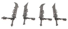 Warhammer Age of Sigmar Ossiarch Bonereapers Necropolis Stalker Blades x4 B