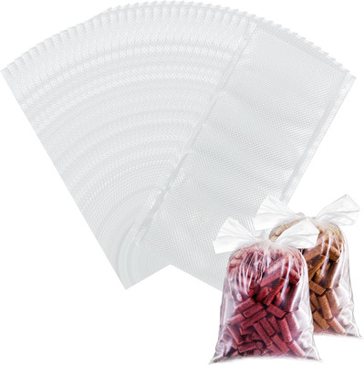 Realure 100 Stück PVA Beutel Angeln, PVA Bag 50×100Mm 70×100Mm 7 Größen | Schnel