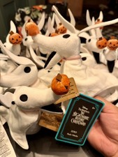 Disney Store The Nightmare Before Christmas Zero Plush Bean Bag Body