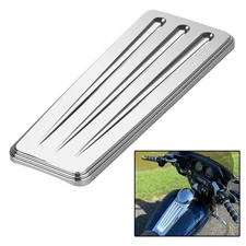 Chrome Fuel Tank Dash Insert Cover For Harley Electra Glide FLHTCU FLHTC FLHTP