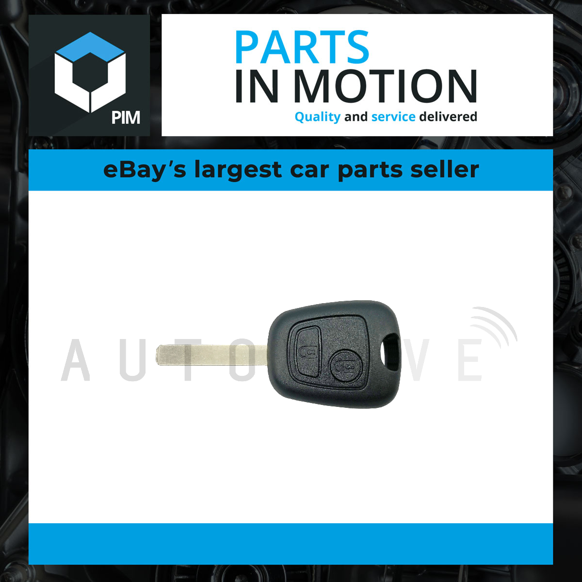 2 Button Remote Hu83 Peugeot AUTRK0025 Autowave Genuine Top Quality Guaranteed