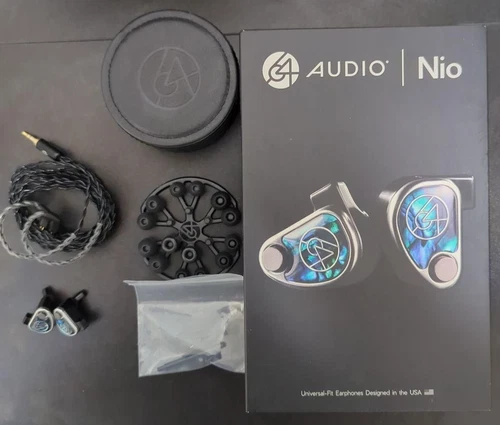 64 AUDIO Nio In-Ear Monitor Headphones 64A-8434 Used w/Box