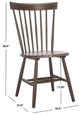 Safavieh PARKER SPINDEL SIDE CHAIR, Reduced Price 2172772853 AMH8500R-SET2