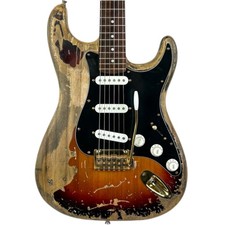 SRV Style Stratocaster Heavy Relic - Sunburst