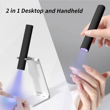 Mini UV LED Nail Fast Drying Lamp with Stand Portable Nail Dryer Rechargeable